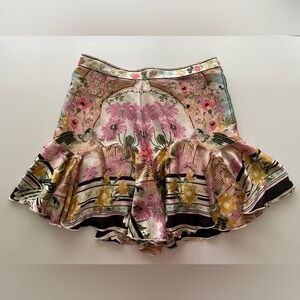 ASOS Floral Satin Skirt